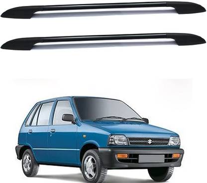 CARXTREME Maruti 800 Roof Rail Black Car Spoiler