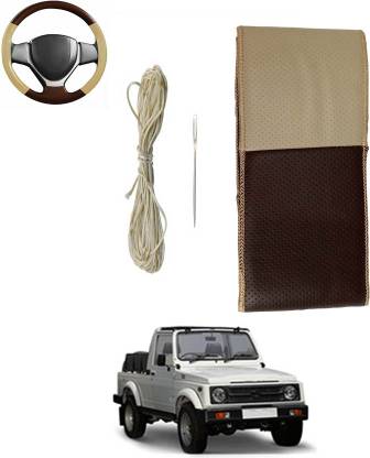 ABJD Hand Stiched Steering Cover For Force Gypsy King