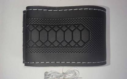 POOJATRADERSSS Hand Stiched Steering Cover For Hyundai Baleno, Nano, Star City, Mahindra, Omni