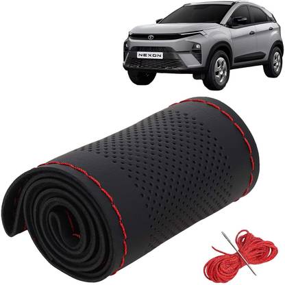 Kingsway Hand Stiched Steering Cover For Tata Universal For Car