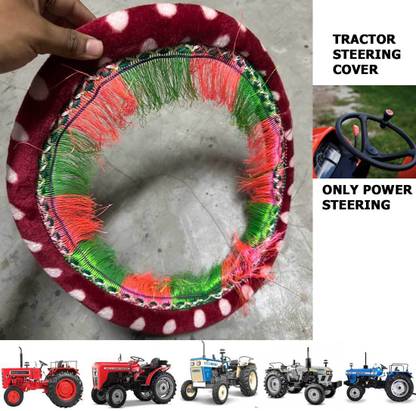 salesfashion Hand Stiched Steering Cover For Mahindra 1 Series