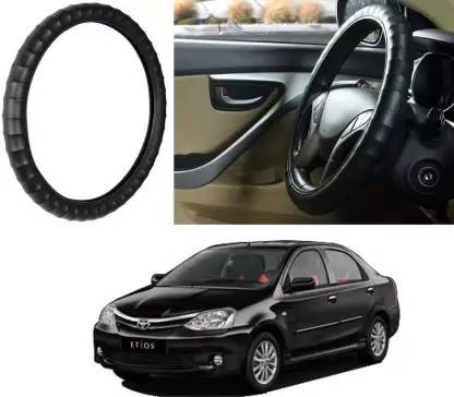 OOLTAH PAHIYA Hand Stiched Steering Cover For Toyota Etios