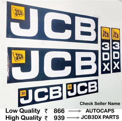 JCB LATEST Wrap for Car