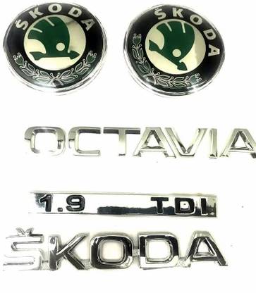 OCTAVIA EMBLEM LOGO MONOGRAM Emblem for Car
