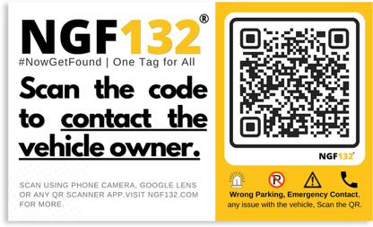 NGF132 Emblem for Car & Bike