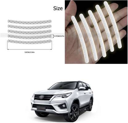 PROEDITION Universal for vehicle Reflective Wheel Rim Stripe Decal Sticker 497 6 mm x 6 m Silver Reflective Tape
