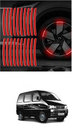 PROEDITION Universal for vehicle Reflective Wheel Rim Stripe Decal Sticker 918 6 mm x 6 m Red Reflective Tape