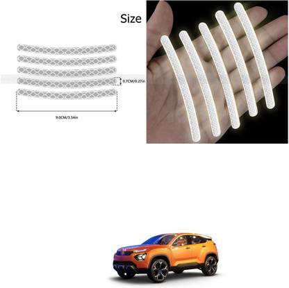 PECUNIA Universal for vehicle Reflective Wheel Rim Stripe Decal Sticker 470 6 mm x 6 m Silver Reflective Tape