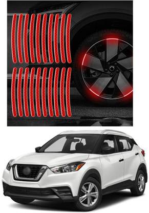 PROEDITION Universal for vehicle Reflective Wheel Rim Stripe Decal Sticker 956 6 mm x 6 m Red Reflective Tape