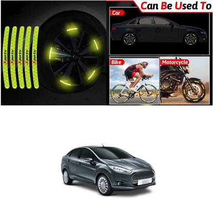 PECUNIA Universal for vehicle Reflective Wheel Rim Stripe Decal Sticker 540 6 mm x 6 m Green Reflective Tape