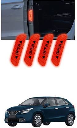 LOVMOTO Universal Car Open Reflective Warning Stickers Q678 5 mm x 5 m Red Reflective Tape