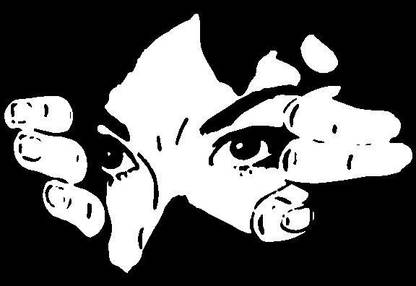 HORROR Sticker & Decal for Car & Bike