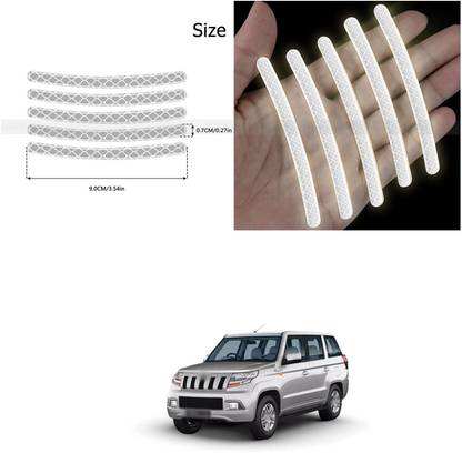 PECUNIA Universal for vehicle Reflective Wheel Rim Stripe Decal Sticker 381 6 mm x 6 m Silver Reflective Tape