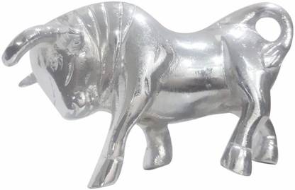 WHEETOYKART Bull Style Bike Styling Emblem Logo for Bullet Bikes (Chrome, 1 PC) Bike Fairing Kit