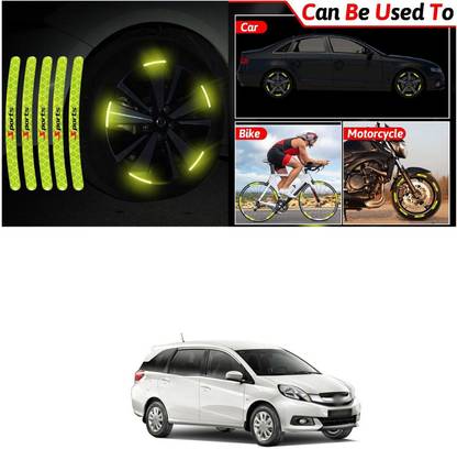 PROEDITION Universal for vehicle Reflective Wheel Rim Stripe Decal Sticker 588 6 mm x 6 m Green Reflective Tape
