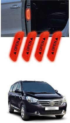 LOVMOTO Universal Car Open Reflective Warning Stickers Q712 5 mm x 5 m Red Reflective Tape
