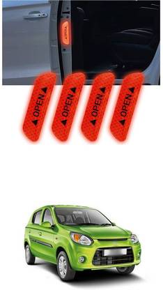 LOVMOTO Universal Car Open Reflective Warning Stickers Q676 5 mm x 5 m Red Reflective Tape