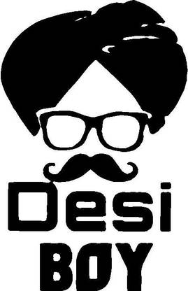 desi boy Sticker & Decal for Car & Bike