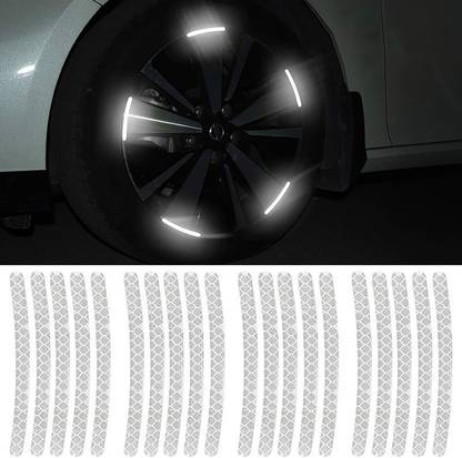 Pepino Wheel reflector 20 pcs for Car Motorcycle Wheels Cycling Bike Bicycle 12 mm x 2 m Blue Reflective Tape