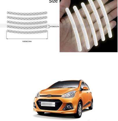 PECUNIA Universal for vehicle Reflective Wheel Rim Stripe Decal Sticker 339 6 mm x 6 m Silver Reflective Tape