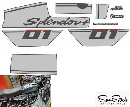 SunStick Sticker & Decal for Scooter