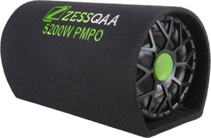 ZESSQAA ZQ-1001BST 10 Inch Car Subwoofer Bass Tube with Built-in Amplifier | 5200W PMPO Subwoofer
