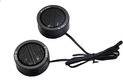 HouseOfCommon N-003 Tweeter 1.5-inch 80 Watts Dome Tweeters Car Speaker/for Home Speaker 0W Auto Sound Dome for Audio System car stereo tweeter (Black) Subwoofer
