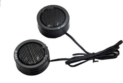 HouseOfCommon N-003 Tweeter 1.5-inch 80 Watts Dome Tweeters Car Speaker/for Home Speaker 0W Auto Sound Dome for Audio System car stereo tweeter (Black) Subwoofer