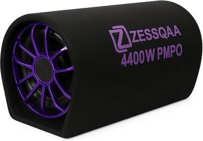 ZESSQAA ZQ-801 BST 8-Inch Car Subwoofer with Built-in Amplifier | 4400W PMPO | Green Port Subwoofer