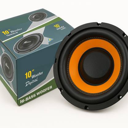 TradeZ TDZ 10 INCH WOFFER 600 W OUTPUT HEAVY MAGNET HEAVY MAGNET 10 INCH WOFFER FOR AUTOMOBILE LINE Subwoofer