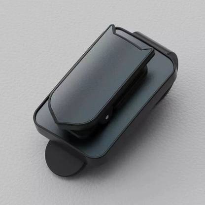 Zorbes Car Sun Visor Sunglasses Holder Clip on Easy One Hand Use Black Car Sunglass Clip Holder