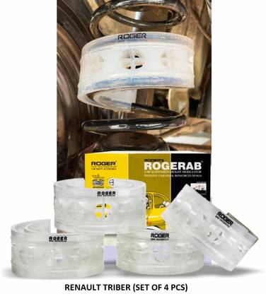 Roger Rogerab For RENAULT TRIBER (BOTH- 4PCS) Coil Spring Buffer Kit Car Suspension Kit
