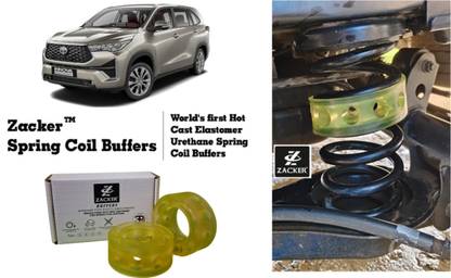 Zacker for Innova HyCross, Front Coil Spring Buffer, Car Suspension Kit