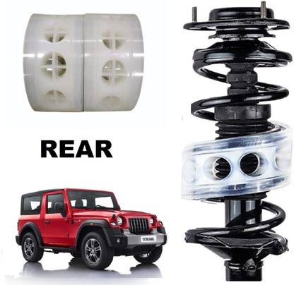 AutoClean REAR COIL SPRING BUFFER FOR THAR NEW ALL MODELS SIZE D ( RR + RL SHOCKER ) Car Suspension Strut