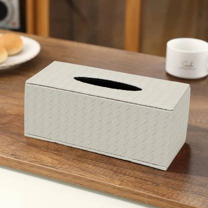 HOKiPO PU Leather Tissue Box Holder (AR4081-D5), Vehicle Tissue Dispenser