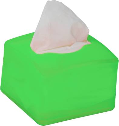 Iota Tissue Dispenser with 100 Pulls - Includes 2-Ply Tissue - Durable ABS Material Vehicle Tissue Dispenser