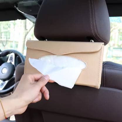 VOCADO GYP11847_Car Tissue Box Holder Black Vehicle Tissue Dispenser