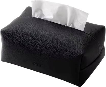 SEAFLY Luxury Leather Tissue Box Holder for Home, Car, Office & Bathroom Use Vehicle Tissue Dispenser