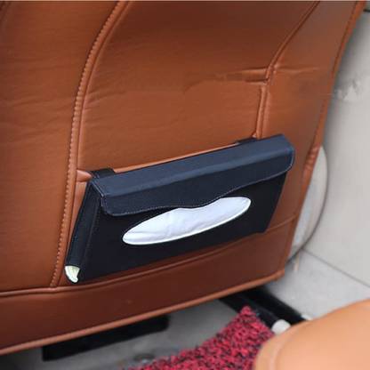 VOCADO CIT78493_Car Tissue Box Holder Black Vehicle Tissue Dispenser
