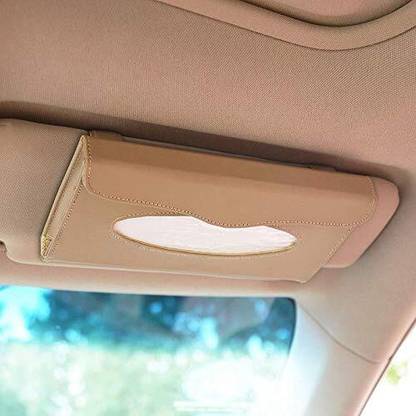 VOCADO VER11812_Car Tissue Box Holder Black Vehicle Tissue Dispenser