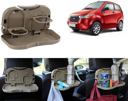 NAKCA BT292 -Multi-Functional Fordable Car Seat Back Food Tray For E 200 Cup Holder Tray Table