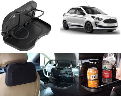 Selifaur FTB439-Multi-Functional Fordable Car Headrest Seat Back Food Tray, Dining Table Cup Holder Tray Table