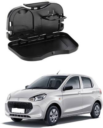 AutooNation Car Interior Storage Foldable MealDrink CupTray Backseat for MarutiAltoK-10 2022 Cup Holder Tray Table