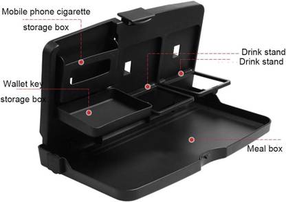 Supreno Car Backseat Tray Cup Holder Tray Table