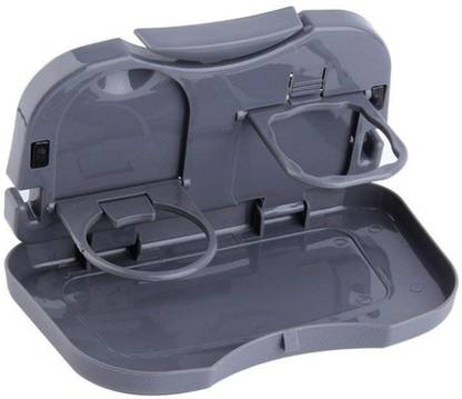 Quiker mart EXPANDABLE INTERIOR STORAGE TRAY WITH CUP HOLDER SECTION – TRAYMAX-PLUS Cup Holder Tray Table