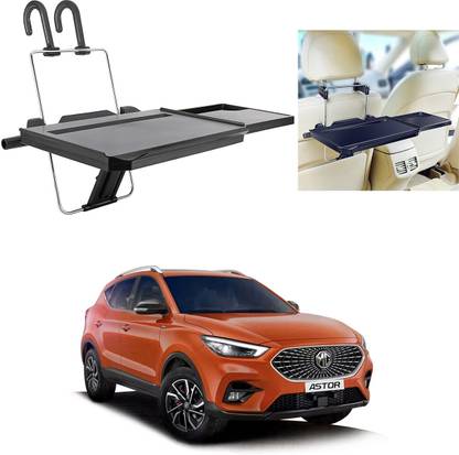 Oshotto FT-08 Car Back Seat Tray, Foldable Laptop Desk and Food Tray For MG Astor Cup Holder Tray Table