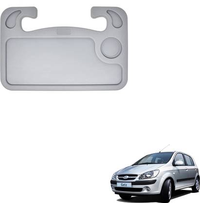 SEMAPHORE Multipurpose Car Steering Wheel Desk Grey For Hyundai Getz Cup Holder Tray Table