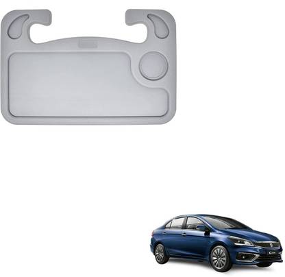 SEMAPHORE Multipurpose Car Steering Wheel Desk Grey For Maruti Ciaz Cup Holder Tray Table
