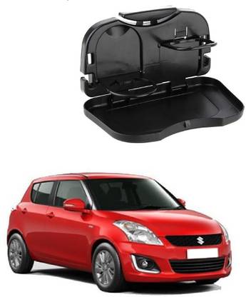 AutooNation Car Interior Storage Foldable MealDrink CupTray Backseat for Maruti Swift T-3 Cup Holder Tray Table