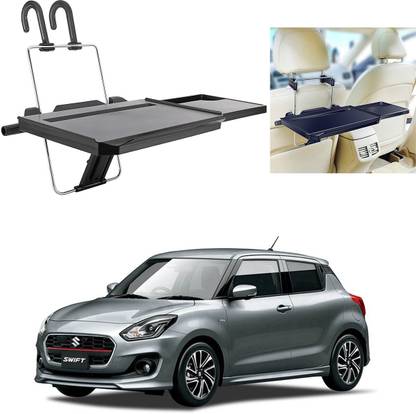 Oshotto FT-08 Car Back Seat Tray, Foldable Laptop Desk and Food Tray For Swift 2018-2025 Cup Holder Tray Table